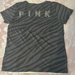 PINK Victoria’s Secret Sequined short sleeve tee